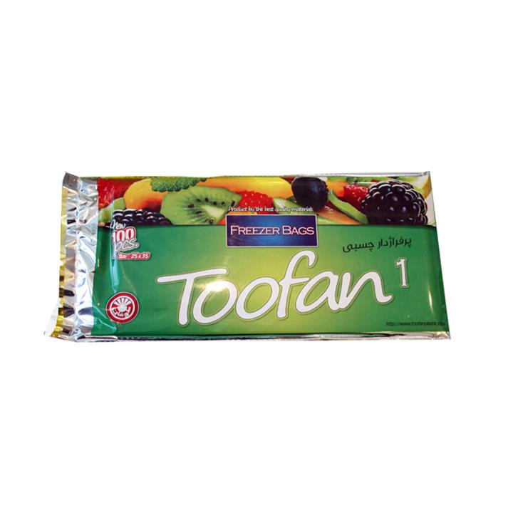 کیسه فریزر طوفان کد CH1 بسته 100 عددی